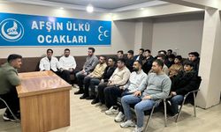 Afşin Ülkü Ocakları Gelecek Faaliyetler İçin Toplantı Düzenledi