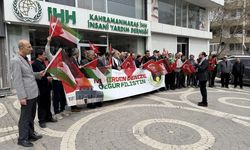 ABD ve İsrail'in İran, Lübnan ve Gazze'ye yönelik saldırıları Kahramanmaraş'ta protesto edildi