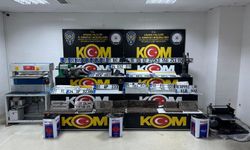 Adana'da 136 sahte araç plakası ele geçirildi