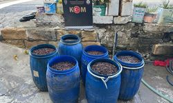 Arsuz ilçesinde 1510 litre sahte içki ele geçirildi