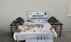 Bozyazı ilçesinde kaçak 15 bin 780 makaron ele geçirildi