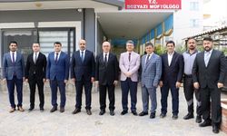 Mersin Müftüsü Mustafa Topal'dan Bozyazı Müftülüğüne ziyaret