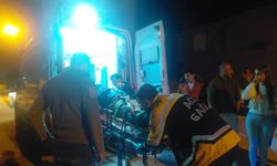 Samandağ'da devrilen motosikletin sürücüsü yaralandı