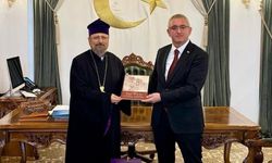 Türkiye Ermenileri Patriği Maşalyan'dan İskenderun Kaymakamı Önder'e ziyaret