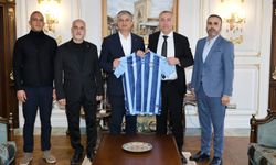 Vali Yavuz, Adana Demirspor Kulüp Başkanı Zeybek'i kabul etti