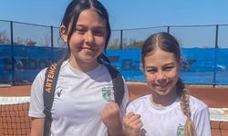 Manavgat Belediyesi Tenis Kulübü sporcularından derece