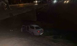 Osmaniye'de otomobil köprüden uçtu: 1 yaralı