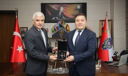 Göç İdaresi Müdürü Sarı’dan İl Emniyet Müdürü Yiğit’e Veda Ziyareti