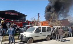 İş Yerinde Çıkan Yangın Maddi Hasara Yol Açtı