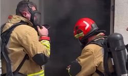 İş Yerinde Çıkan Yangın Söndürüldü