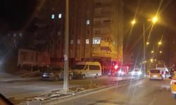 Zeminde kayma olduğu iddiasıyla 8 katlı bina tahliye edildi