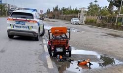 Alanya'da vinçle çarpışan elektrikli motosikletin sürücüsü öldü