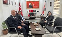 Anamur Cumhuriyet Savcısı Çatlı'dan Bozyazı İlçe Emniyet Müdürü Paşaoğlu'na ziyaret