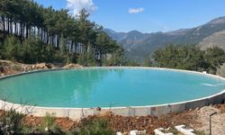 Mersin'de yağışlarla su toplama çukurları tam kapasiteye ulaştı