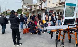 Serik'te otomobille çarpışan motosikletin sürücüsü yaralandı