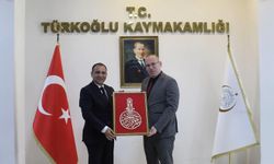 İl Millî Eğitim Müdürü Baydur’dan Türkoğlu Kaymakamı Mercan’a Ziyaret