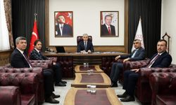 İlçe Millî Eğitim Müdürlerinden İl Müdürü Akpınar’a Hayırlı Olsun Ziyareti