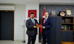 Irak Türkmenleri Dernek Temsilcisi Süleyman’dan İl Müftüsü Güller’e Ziyaret