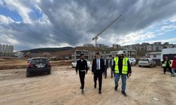 Kahramanmaraş Şehir Hastanesi İnşaatında İnceleme: Çalışmalar Yerinde Görüldü