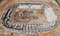 Kahramanmaraş Stadyumu Hızla Yükseliyor