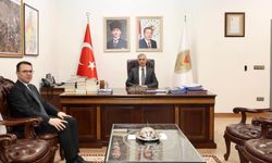 Orman Bölge Müdürü Fazıl Cabaroğlundan Vali Ünlüer’e Ziyaret
