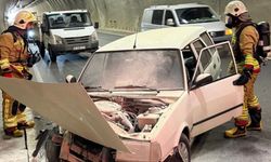 Sezai Karakoç Tüneli’nde Trafik Kazası: 1 Yaralı