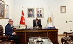 Vali Ünlüer, Gazeteci Baykut’u Kabul Etti