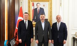 Yusuf ve Koray Kıraç’tan Bakan Çiftçi’ye Anlamlı Ziyaret