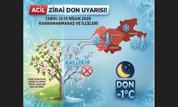 Afşin’de Zirai Don Uyarısı: Çiftçilere Kritik Tedbir Çağrısı