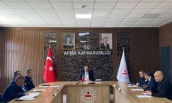 Afşin’de Eğitim Güvenliği Toplantısı Yapıldı