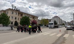 Afşin’de Öğrenciler Trafik Kurallarını Uygulamalı Öğrendi