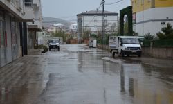 Afşin’de Sağanak Yağış Etkili Oldu