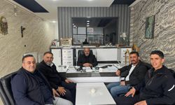 AK Parti Afşin İlçe Teşkilatı’ndan Aynaz İnşaat Asansör Firması’na Ziyaret