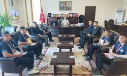 Bilek Güreşi Şampiyonu Öğrencilerden Kaymakam Sarıdoğan’a Ziyaret