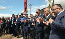 Erçene Mahallesi’nde 250 Kişilik Caminin Temeli Dualarla Atıldı