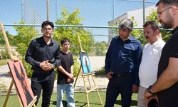 Afşin’de Öğrencilerin Sanat Eserleri Sergilendi