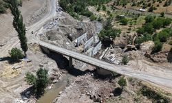 Bertiz’in Yeni Köprüsü Hızla Yükseliyor