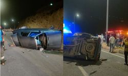 Direksiyon Hâkimiyetini Kaybeden Sürücü Kazaya Karıştı