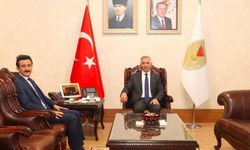 Elbistan Cumhuriyet Başsavcısı Şener’den Vali Mükerrem Ünlüer’e Ziyaret