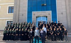Hafızlık Öğrencilerinden Kaymakam Sarıdoğan’a Veda Ziyareti