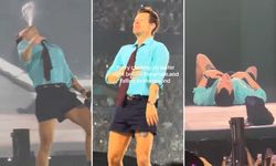 Harry Styles Konserde Korkuttu! Su Şovunda Nefessiz Kaldı, Sahneye Yığıldı