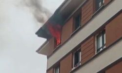 İkamet Yangını Paniğe Neden Oldu
