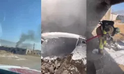 Deri Deposunda Yangın: İtfaiyenin Hızlı Müdahalesi Felaketi Önledi