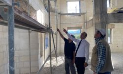 Kaymakam Sarıdoğan, Camii İnşaatını İnceledi