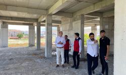 Kaymakam Sarıdoğan’dan Tarım Müdürlüğü İnşaatına Yakın Takip