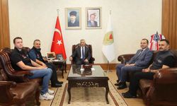 Vali Ünlüer, Göç İdaresi Heyetini Makamında Ağırladı