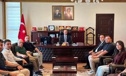 Afşin Baro Temsilciliğinden Kaymakam Abdullah Arslantürk’e Hayırlı Olsun Ziyareti