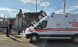 Afşin'de İnşaatta Kalıp İskelesi Çöktü: 4 İşçi Yaralandı