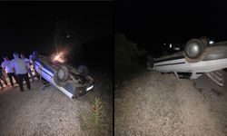 Afşin'de Otomobil Takla Attı: 1 Yaralı