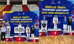 Afşinli Taekwondocular Sivas’tan Madalyayla Döndü